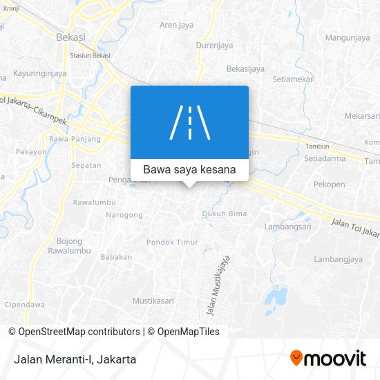 Peta Jalan Meranti-I