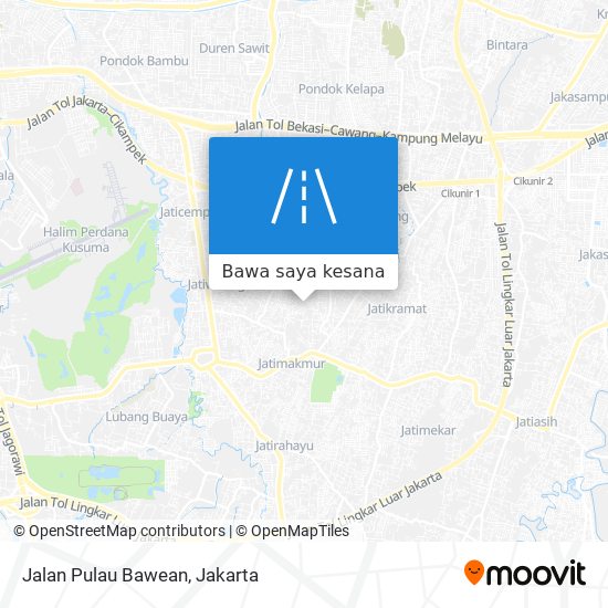 Peta Jalan Pulau Bawean