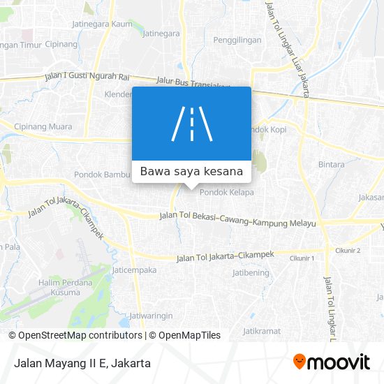 Peta Jalan Mayang II E