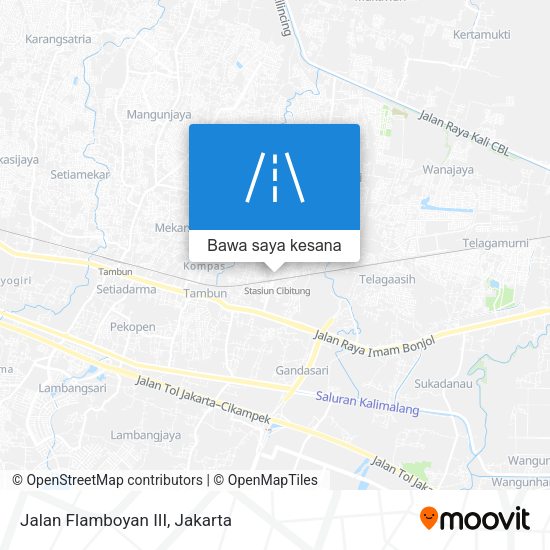 Peta Jalan Flamboyan III