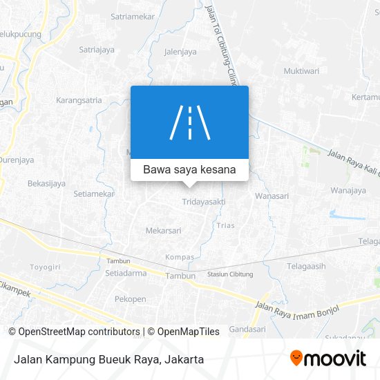 Peta Jalan Kampung Bueuk Raya