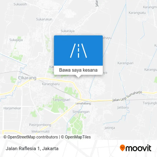 Peta Jalan Raflesia 1