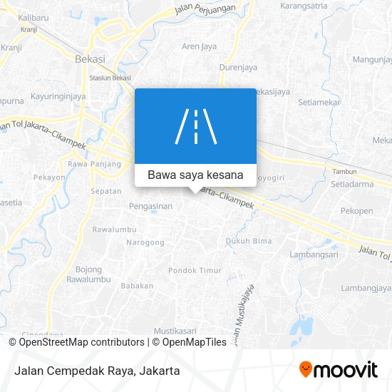 Peta Jalan Cempedak Raya