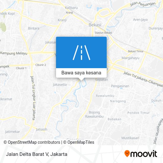 Peta Jalan Delta Barat V