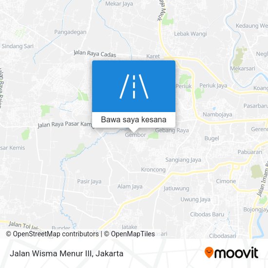 Peta Jalan Wisma Menur III