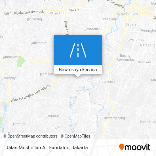 Peta Jalan Mushollah AL Faridatun