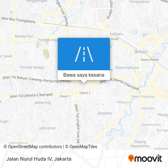 Peta Jalan Nurul Huda IV