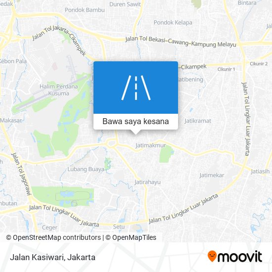 Peta Jalan Kasiwari