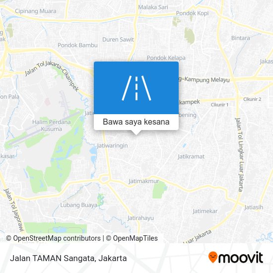 Peta Jalan TAMAN Sangata