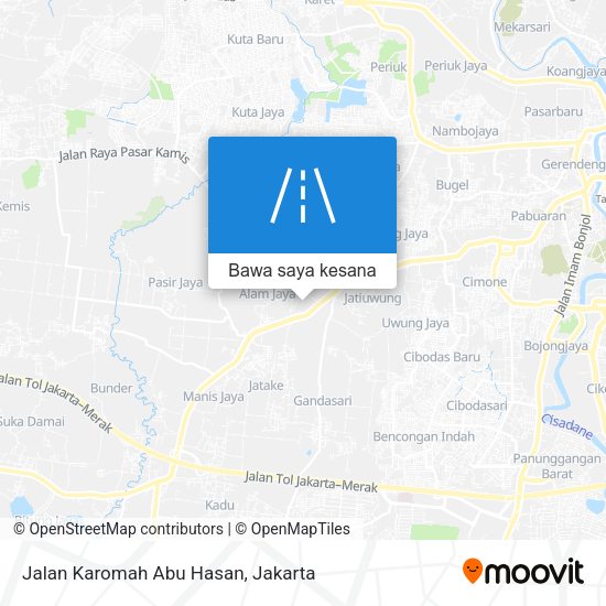 Peta Jalan Karomah Abu Hasan