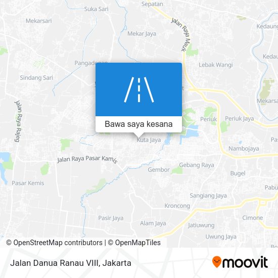 Peta Jalan Danua Ranau VIII