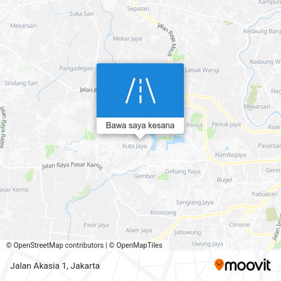 Peta Jalan Akasia 1