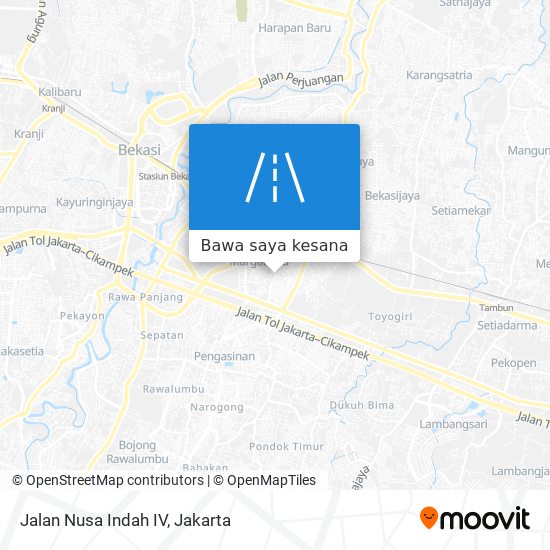 Peta Jalan Nusa Indah IV