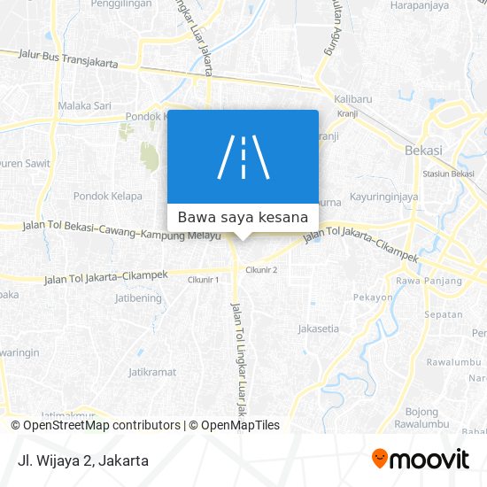 Peta Jl. Wijaya 2