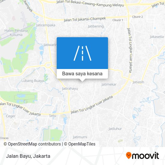 Peta Jalan Bayu