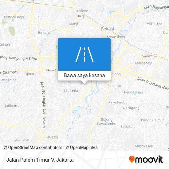 Peta Jalan Palem Timur V