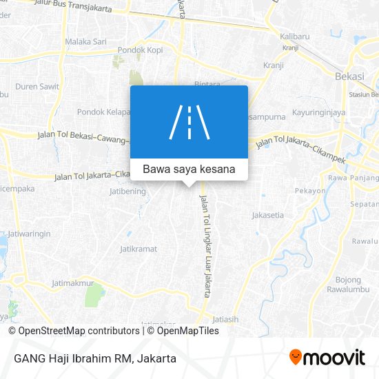 Peta GANG Haji Ibrahim RM