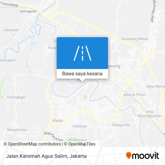 Peta Jalan Karomah Agus Salim
