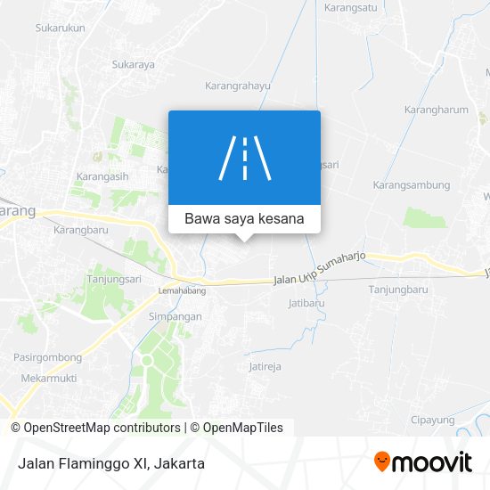 Peta Jalan Flaminggo XI