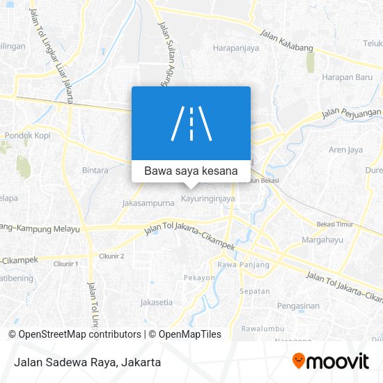 Peta Jalan Sadewa Raya