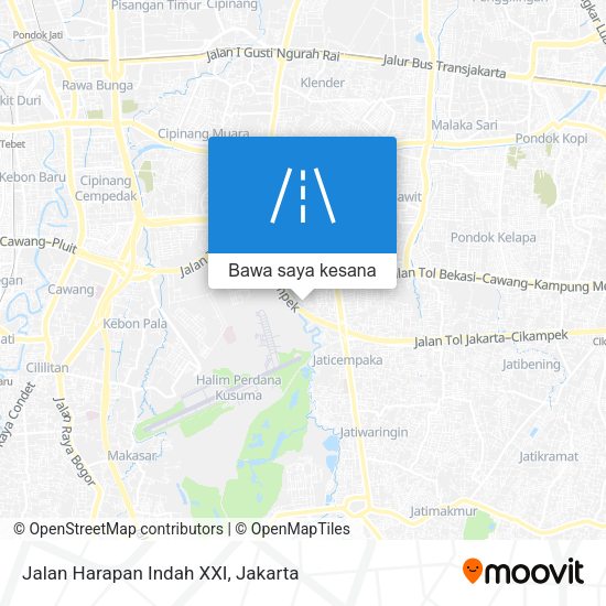 Peta Jalan Harapan Indah XXI
