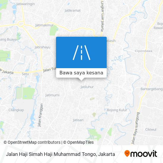 Peta Jalan Haji Simah Haji Muhammad Tongo