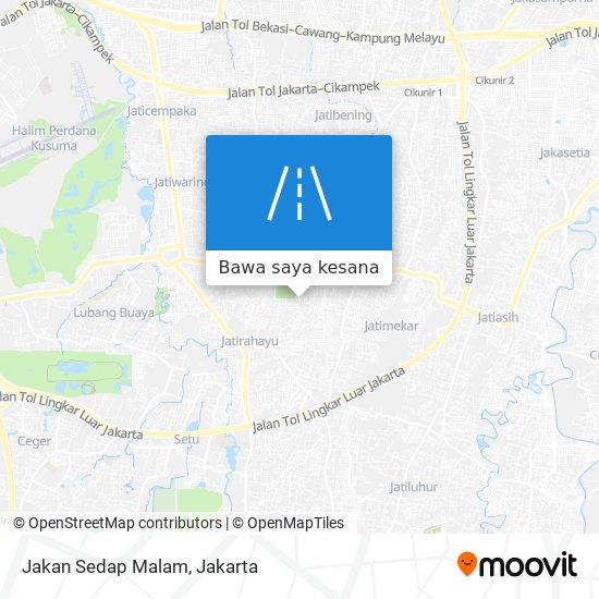 Peta Jakan Sedap Malam