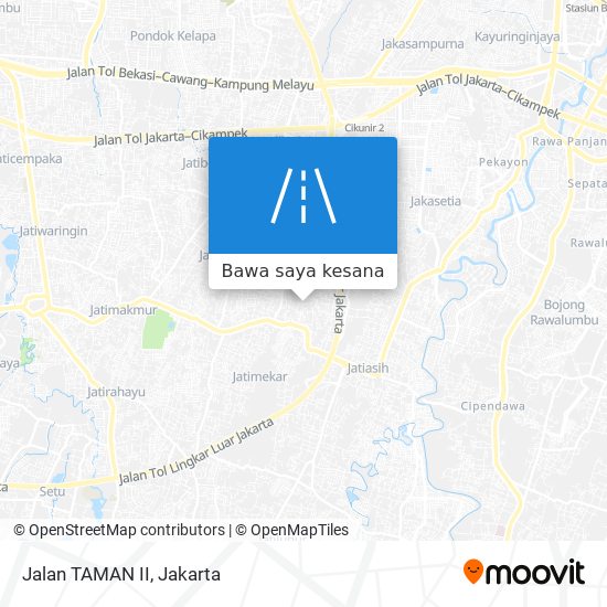 Peta Jalan TAMAN II