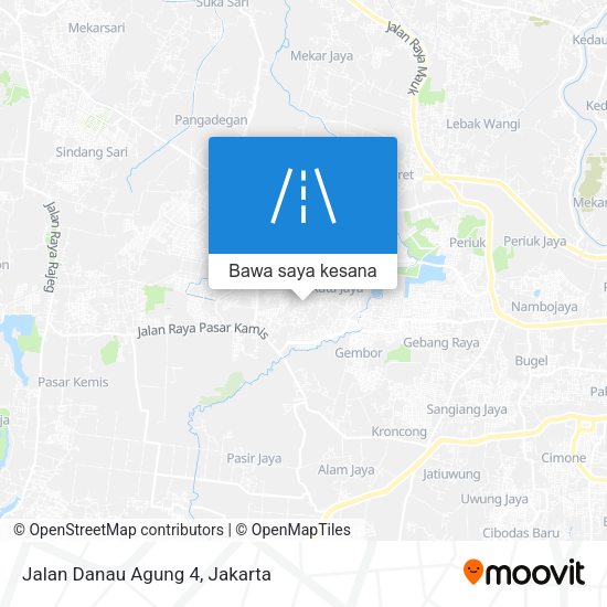 Peta Jalan Danau Agung 4