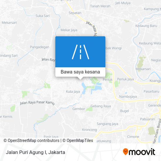 Peta Jalan Puri Agung I