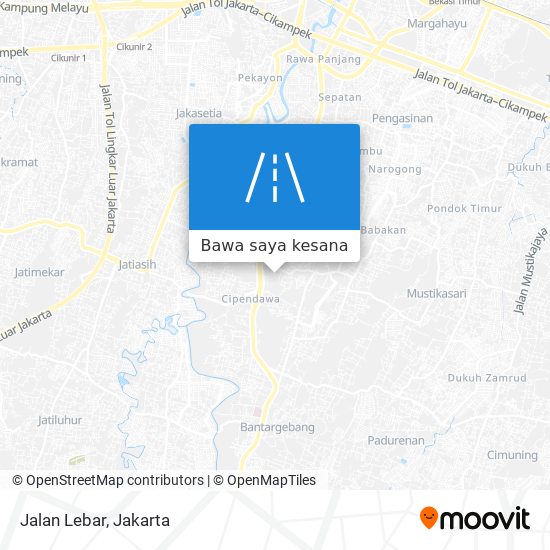 Peta Jalan Lebar