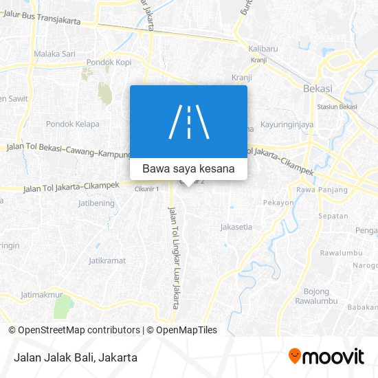 Peta Jalan Jalak Bali