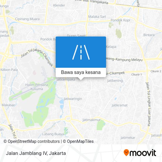 Peta Jalan Jamblang IV