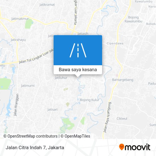 Peta Jalan Citra Indah 7