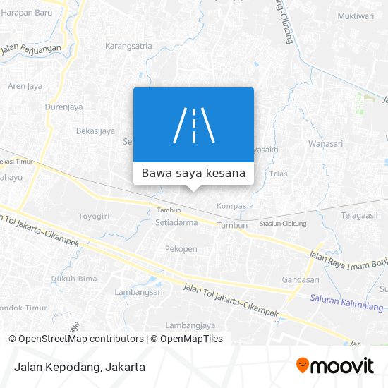 Peta Jalan Kepodang