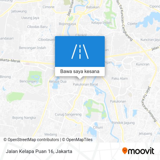Peta Jalan Kelapa Puan 16