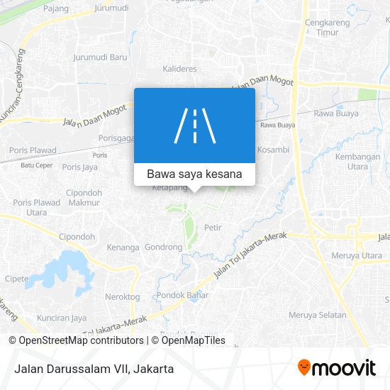 Peta Jalan Darussalam VII
