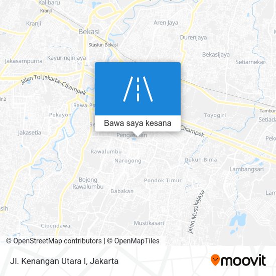 Peta Jl. Kenangan Utara I