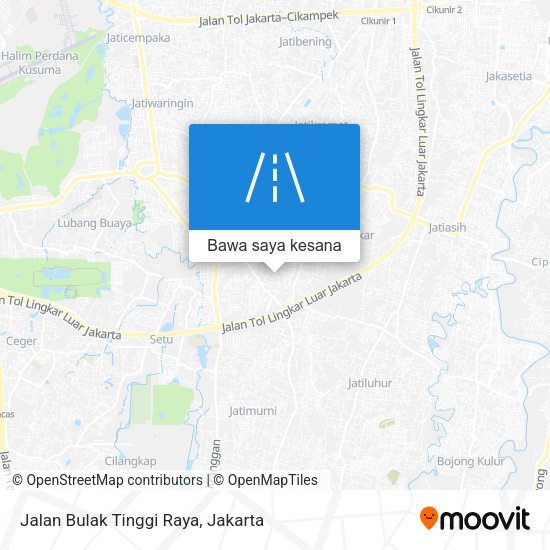 Peta Jalan Bulak Tinggi Raya