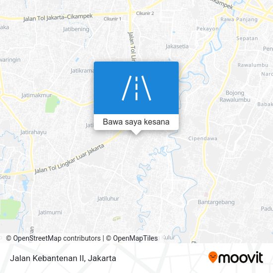 Peta Jalan Kebantenan II