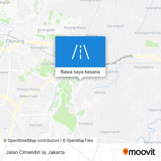 Peta Jalan Cimandiri Ia