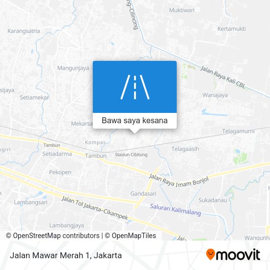 Peta Jalan Mawar Merah 1