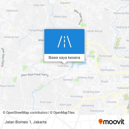 Peta Jalan Borneo 1