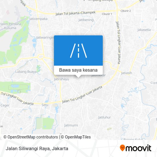 Peta Jalan Siliwangi Raya
