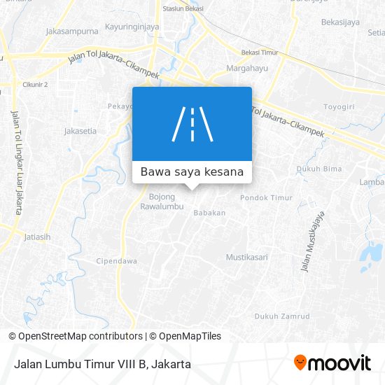 Peta Jalan Lumbu Timur VIII B