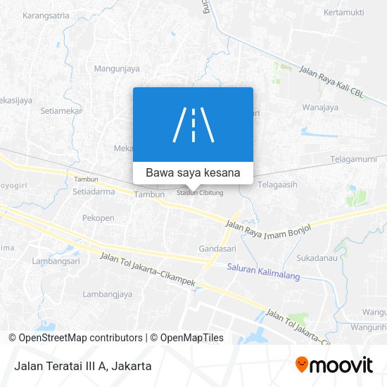 Peta Jalan Teratai III A