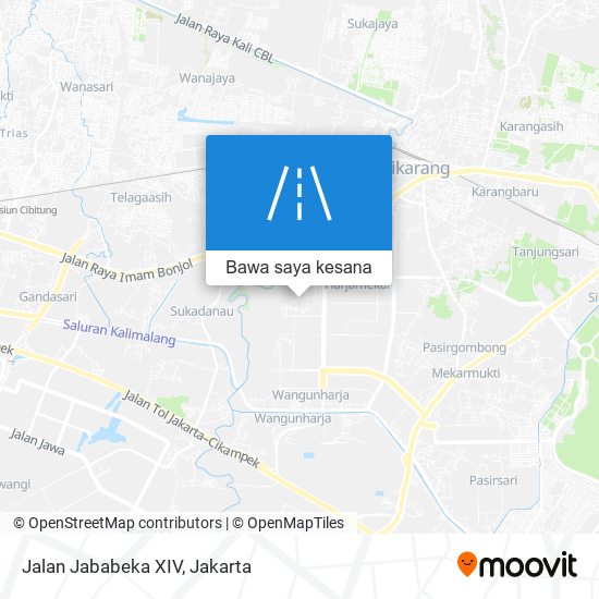 Peta Jalan Jababeka XIV