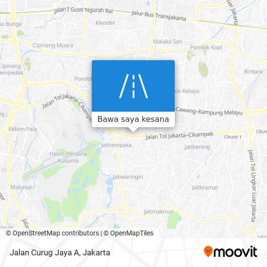 Peta Jalan Curug Jaya A