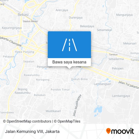 Peta Jalan Kemuning VIII