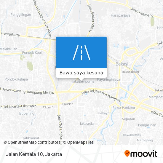 Peta Jalan Kemala 10